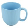 Кружка керамическая 340мл волна ГОЛУБОЙ (KPRI10-BL)