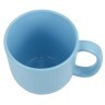 Кружка керамическая 340мл волна ГОЛУБОЙ (KPRI10-BL)