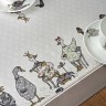Дорожка на стол "family farm", 45х145см, капучино жак, 100% хлопок, твил Lefard (850-749-36)