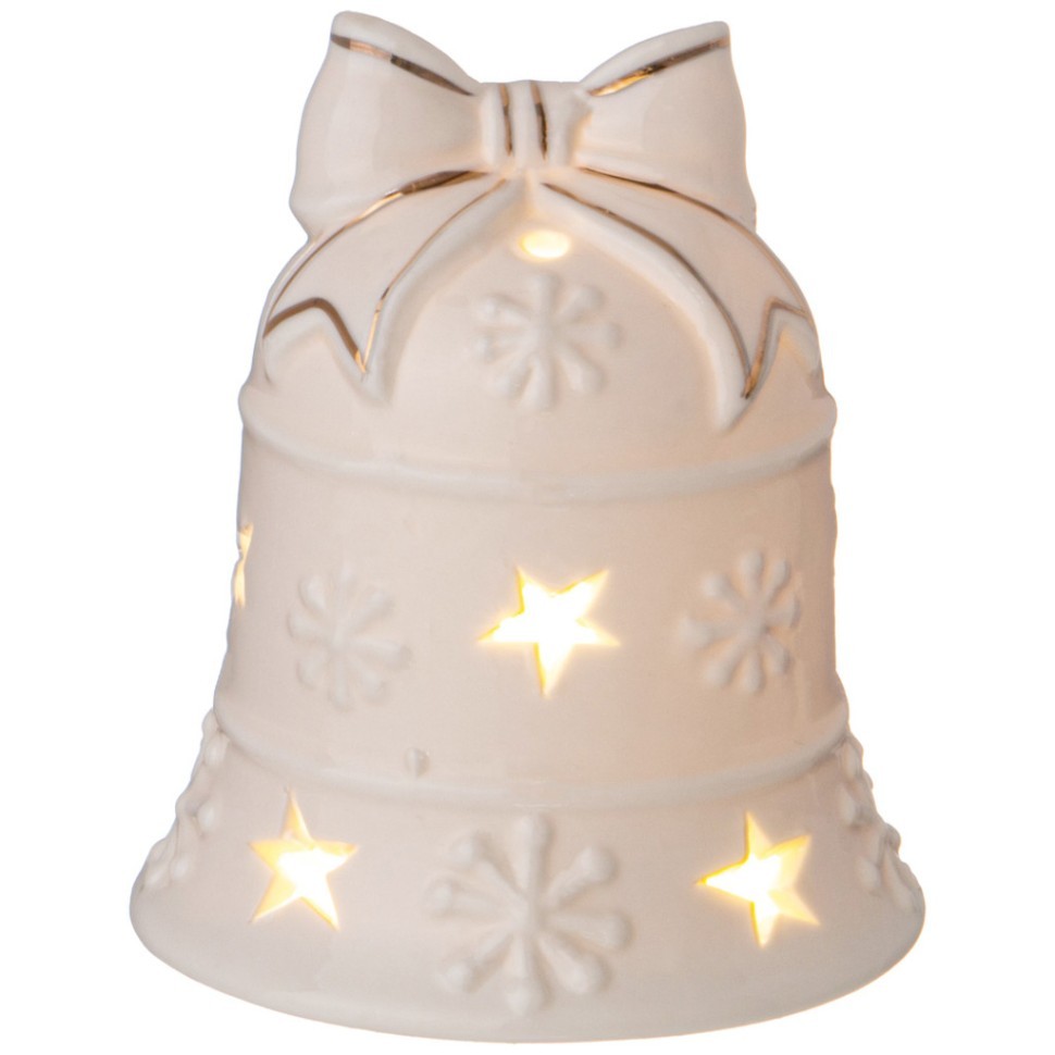 Фигурка "колокольчик" с led-подсветкой 8,5*8,5*9,9 см Lefard (146-2127)
