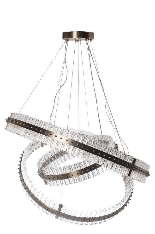 Люстра подвесная "Galaxy" стекло прозрач. d100*h37,5см (TT-00013035)