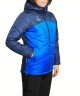 Куртка утеплённая детская JPJ-4500-971, полиэстер, темно-синий/синий/белый (632777)
