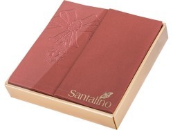 Комплект салфеток из 2шт "камея" 40*40см. х/б 100%, чайная роза SANTALINO (850-453-74)