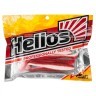 Виброхвост Helios Shaggy 3,35"/8,5 см, цвет Red & White 5 шт HS-16-003 (77781)
