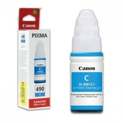 Чернила CANON GI-490С для СНПЧ Pixma G1400\G2400\G3400 голубые 362229 (1) (93529)