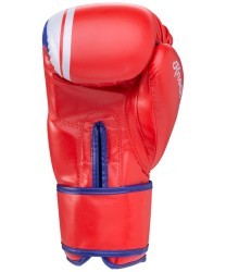 Перчатки боксерские Knockout BGK-2266, 12 oz, к/з, красный (678323)