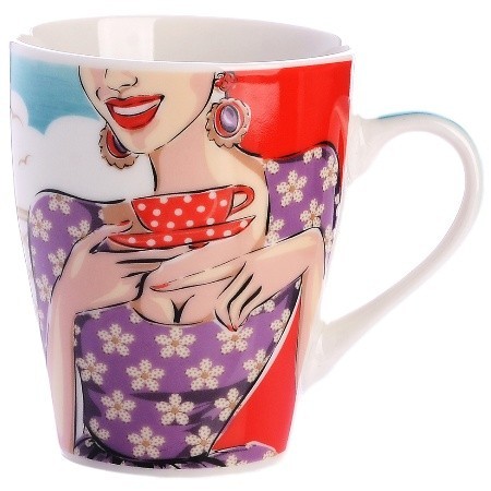 Кружка 340мл Beauty Woman Girl LR (9-31229-3)