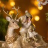 Статуэтка "дети на олене" 14,5х7х14 см Lefard (162-1282)