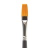 Кисть художественная синтетика жесткая плоская № 10 длинная ручка 200667 (5) (69410)