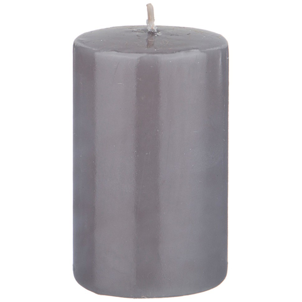 Свеча bronco столбик серая 5*8 см Bronco (315-293)