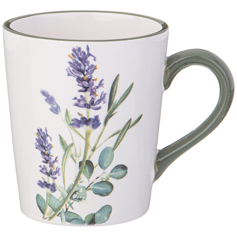 Кружка agness "лаванда" 13*9,5*10,5 см 300 мл Agness (358-2144)
