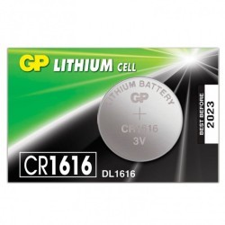 Батарейка литиевая GP Lithium CR1616 1 шт CR1616RA-7C5 (76383)