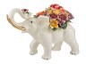 Статуэтка "слон с цветами" высота=30 см. (кор=1шт.) Lefard (92-056)