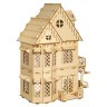Деревянный кукольный домик Серия "Я дизайнер"  "Дом принцессы", конструктор, для кукол 30 см (PD218-09)