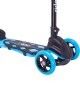 БЕЗ УПАКОВКИ Самокат 3-колесный Ridex Robin 3D, 120/90 мм, неоновый голубой (2096040)