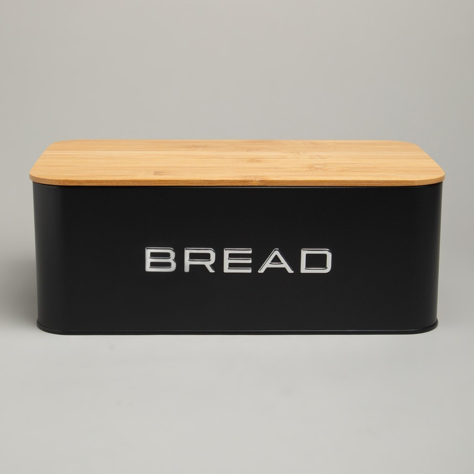 Хлебница agness black, 33,5х19х12,5 см Agness (790-393)