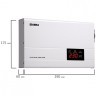 Стабилизатор SVEN SLIM-500 LCD 400 Вт 140-260 В 1 евророзетка SV-012809 354893 (1) (93383)