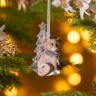 Елочное украшение "котик" 6х4х8 см Lefard (162-1300)