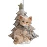 Елочное украшение "котик" 6х4х8 см Lefard (162-1300)