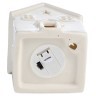 Фигурка "домик" с led-подсветкой 7,8*7,3*10,8 см Lefard (146-2184)