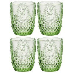 Набор стаканов для воды/сока "sunday" green 4шт/280 мл Lefard (355-441)