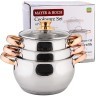 Набор кастрюль 2л+3л+4л нерж/зол.руч Mayer&Boch (40458)