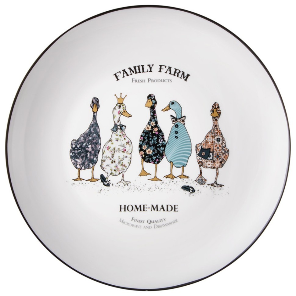 Набор тарелок обеденных 25,5 см lefard "family farm" 2 шт. Lefard (425-299)