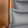Кпб, евро, "solid" серый, сатин, хлопок 100%, подод.200х220-1шт, пр.240х240-1шт, нав.50х70-2шт Lefard (989-001-17)
