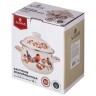 Кастрюля agness эмалированная с эмал.крышкой серия "снегири", 1.5 л, 16*10 см (943-108) 