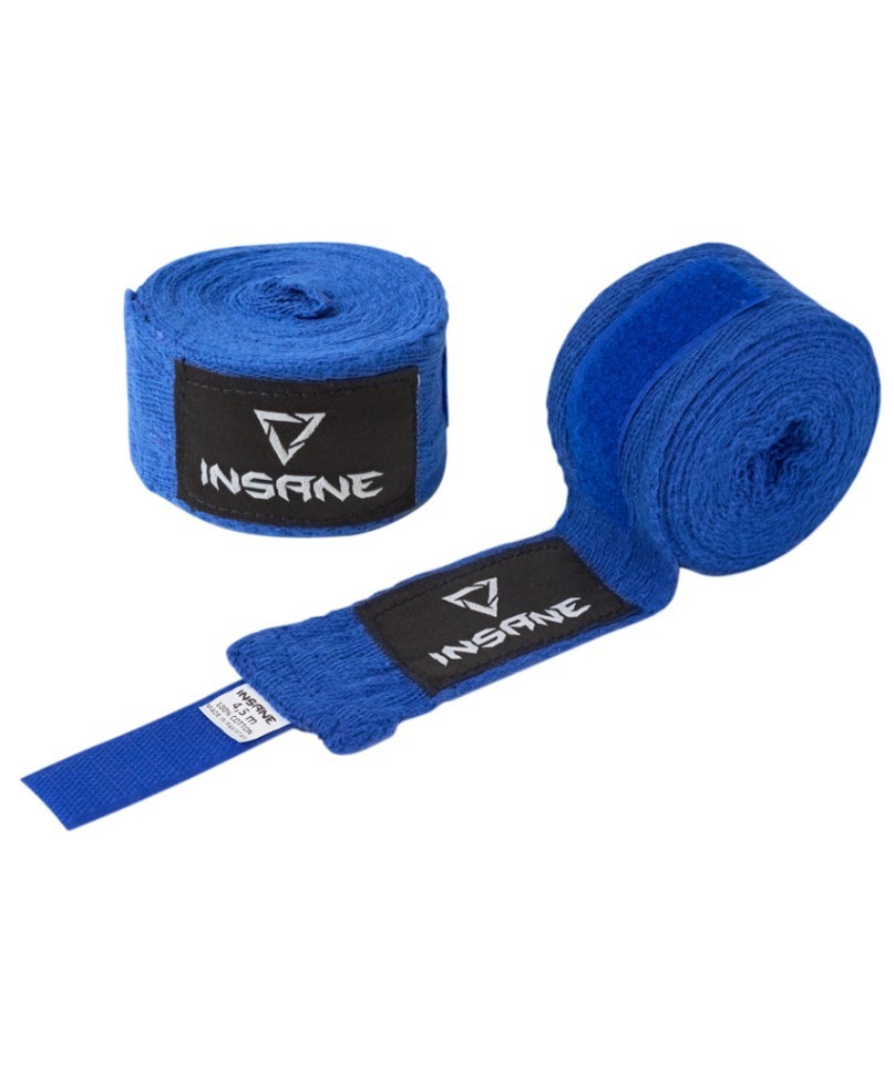 Бинт боксеркий INSANE CRUSHER, хлопок, синий, 2,5 м (2114219)
