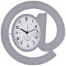 Часы настенные кварцевые "собачка" диаметр=30 см. цвет: серый циферблат 17*12 см. Lefard (220-433)