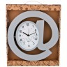 Часы настенные кварцевые "собачка" диаметр=30 см. цвет: серый циферблат 17*12 см. Lefard (220-433)