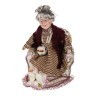 Кукла фарфоровая декоративная "бабушка в кресле" 27*23*33 см. RF COLLECTION (346-164)