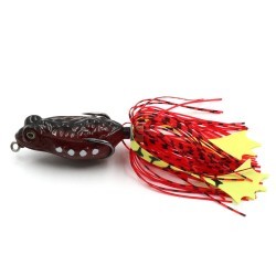 Лягушка-незацепляйка Namazu FROG с лапками, 48 мм, 8 г, цвет 04, YR Hooks (BN) #1 N-FL48-8-04 (87596)