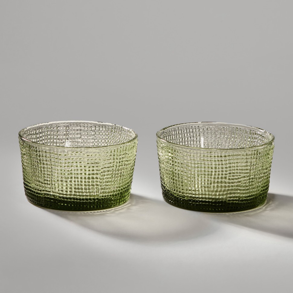 Набор салатников "tempo" green 2 шт. 10,6х10,5х5,8 см Lefard (355-389)