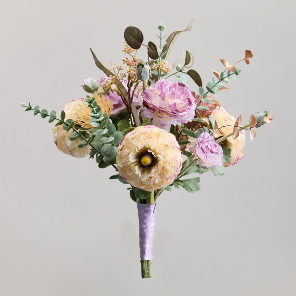 Цветочная композиция  "милана" ширина 42 см*высота 39 см- без упаковки (23-10103) 