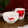Набор посуды lefard "дед мороз" 2 пр. (кружка 360мл, салатник 500мл) Lefard (260-1065)
