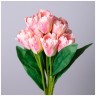 Букет искусственный из 9 тюльпанов длина=44см ,цвет розовый мал.уп.=24шт Lefard (535-336)