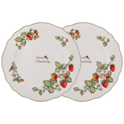 Набор тарелок обеденных lefard "strawberry" 2 шт. 25,5 см Lefard (85-1894)