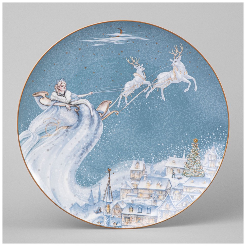 Тарелка обеденная lefard "снежная королева" 25,5 см Lefard (590-631)