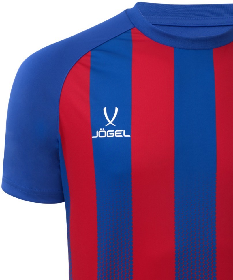Футболка игровая JOGEL CAMP Striped Jersey, красный/синий (1745258)