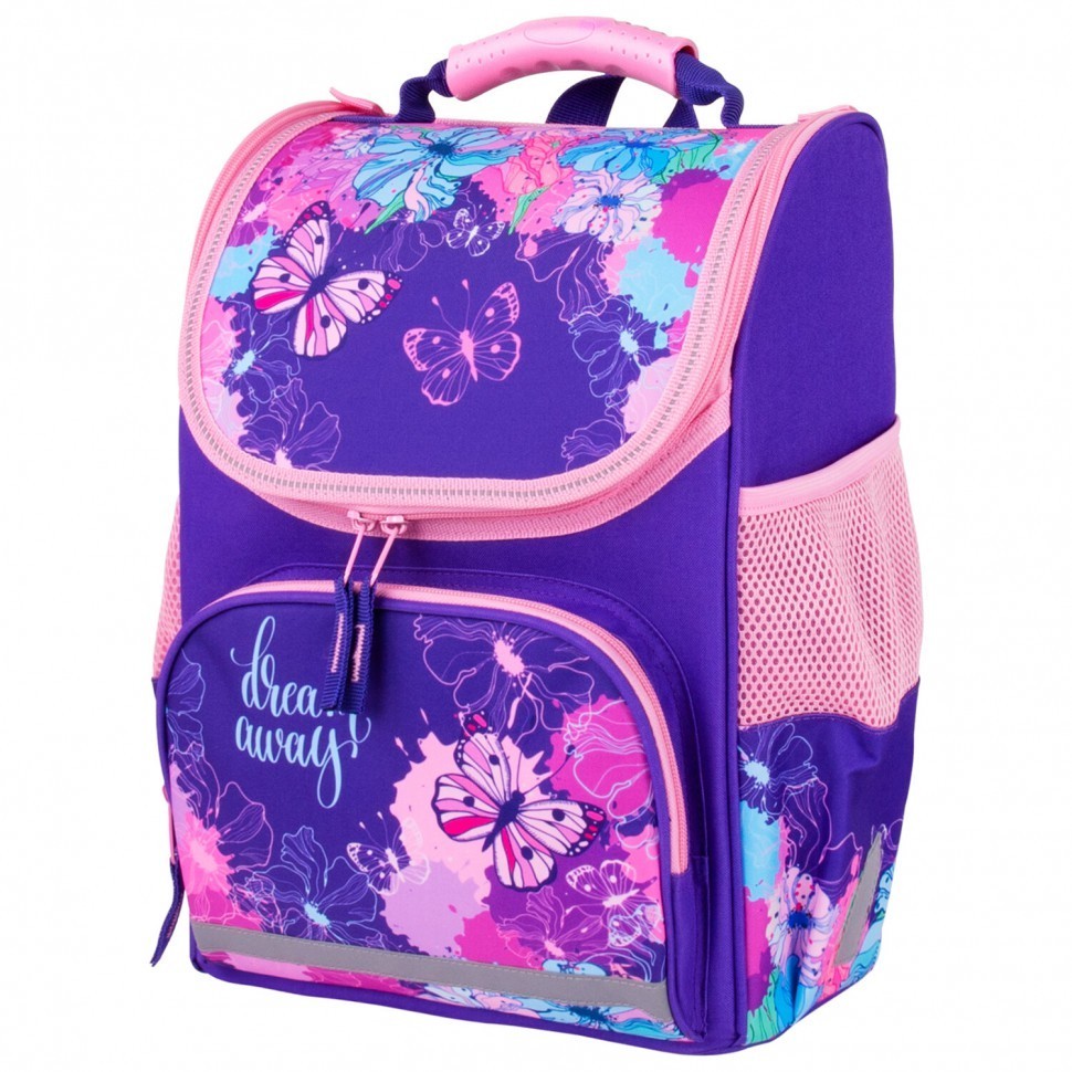 Ранец Пифагор Basic Butterflies 35х28х18 см 270683 (1) (88833)