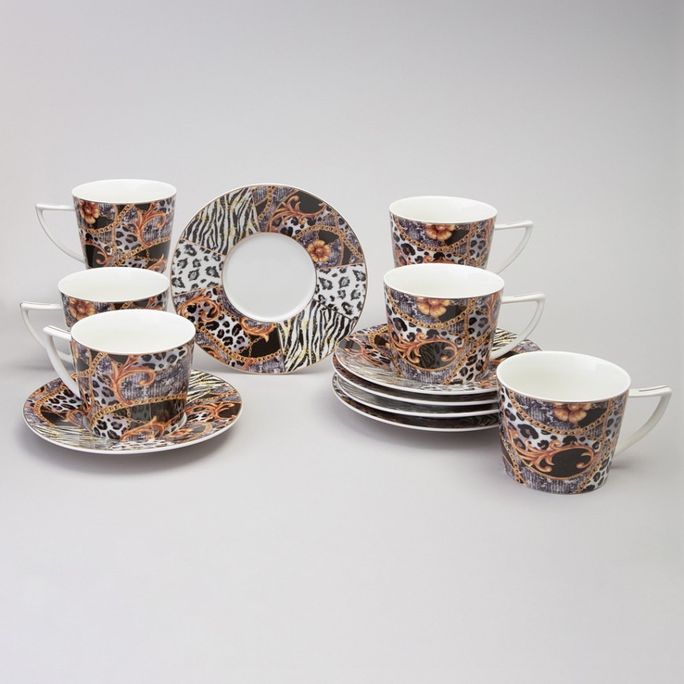 Чайный набор lefard "top style" на 6 пер. 12 пр. 250 мл Lefard (165-620)