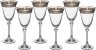 Набор бокалов для вина из 6 шт. "александра" 250 мл.высота=22,5 см. CRYSTALITE (669-091)