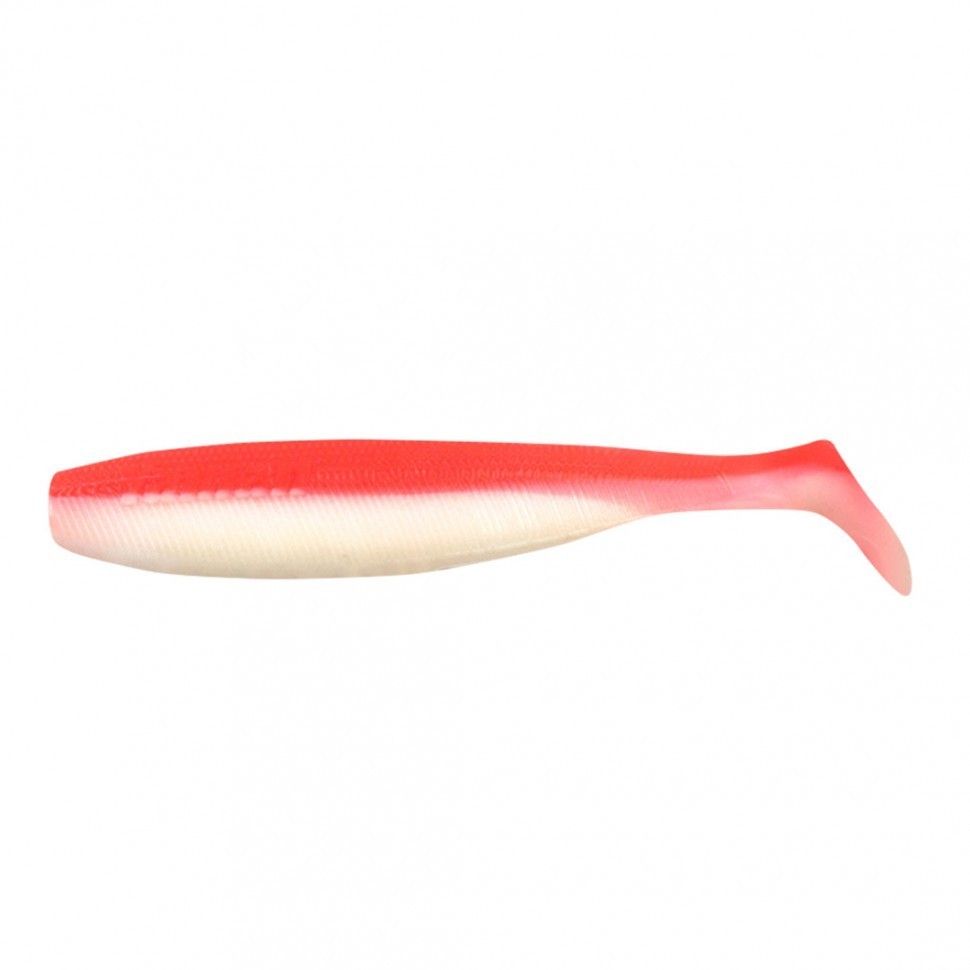 Виброхвост Yaman PRO Sharky Shad, р.4,5 inch, цвет #27 - Red White  (уп 5 шт.) YP-SS45-27 (87906)