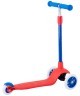 БЕЗ УПАКОВКИ Самокат 3-колесный Hero, 120/80 мм, красный/синий (2096045)