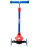 БЕЗ УПАКОВКИ Самокат 3-колесный Hero, 120/80 мм, красный/синий (2096045)