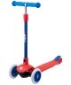 БЕЗ УПАКОВКИ Самокат 3-колесный Hero, 120/80 мм, красный/синий (2096045)