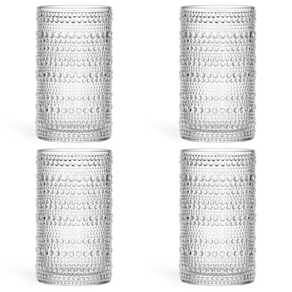 Набор стаканов "bubbles" 4 шт. 460 мл /14 см Lefard (675-113)