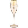 Набор бокалов для шампанского из 6 штук 260мл "amalfi ambra oro" ART DECOR (326-085)